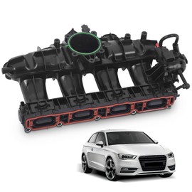 TOPAZ Engine Intake Manifold Compatible with 2009-2017 VW Jetta EOS Passat Tiguan GTI CC Beetle 2008-2013 A3 TT 2.0 TFSI TSI Engine CCTA CBFA 06J133201BH 06J133185DE 06J133201AS