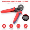 ZONJIE Crimping Tools Set, Ferrule Crimping Tool Kit 0.5-10mm²(AWG 22-7)
