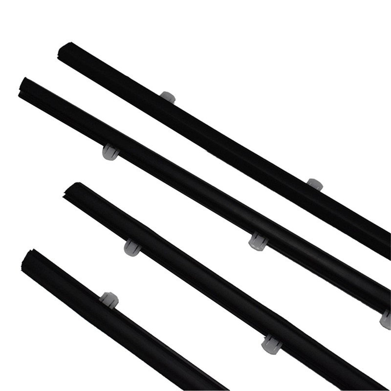 4 Pcs Weatherstrip Window Seal Replacement for Civic 2012-2015 Exterior