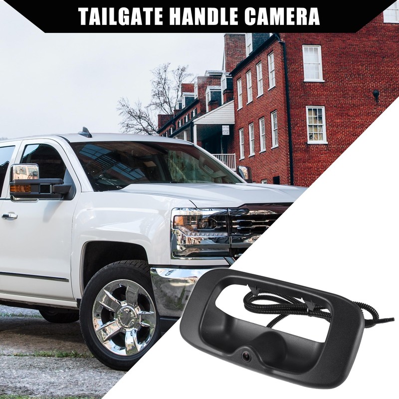 Hihaha Backup Camera Tailgate Handle for Chevy Silverado 1999-2007 for
