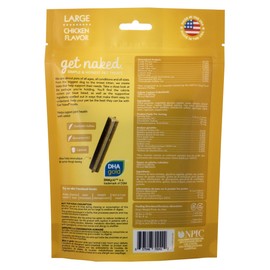 Get Naked Grain Free 1 Pouch 6.6 Oz Joint Health Dental Chew Sticks, Large