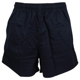 Ex-Store Adults S-Enduro Cotton Drill Rugby Shorts Navy Blue 30