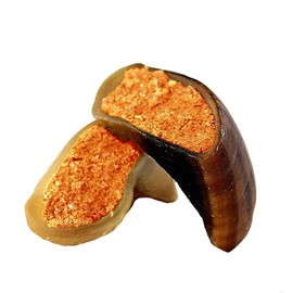 Filled Cow Hooves - Delicious Beef Flavor (3 Count) Natural Dog Stuffed Beef Hoof Snacks by 123 Treats