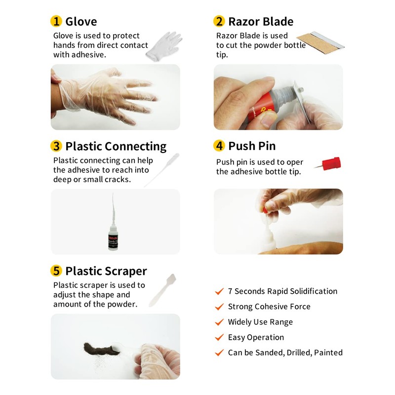 Visbella 7 Seconds Speedy Fix Strong Instant Adhesive & Filling