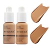 2 Pack PHOERA Foundation 105# Sand and 106#Warm Sun,Flawless Soft