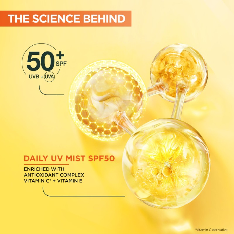 Garnier Garnier Vitamin C Brightening Over Make-Up UV Mist Invisible