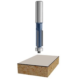 Bosch 85439M 1/2 in. x 1 in. Carbide Tipped 3-Flute Flush Trim Bit