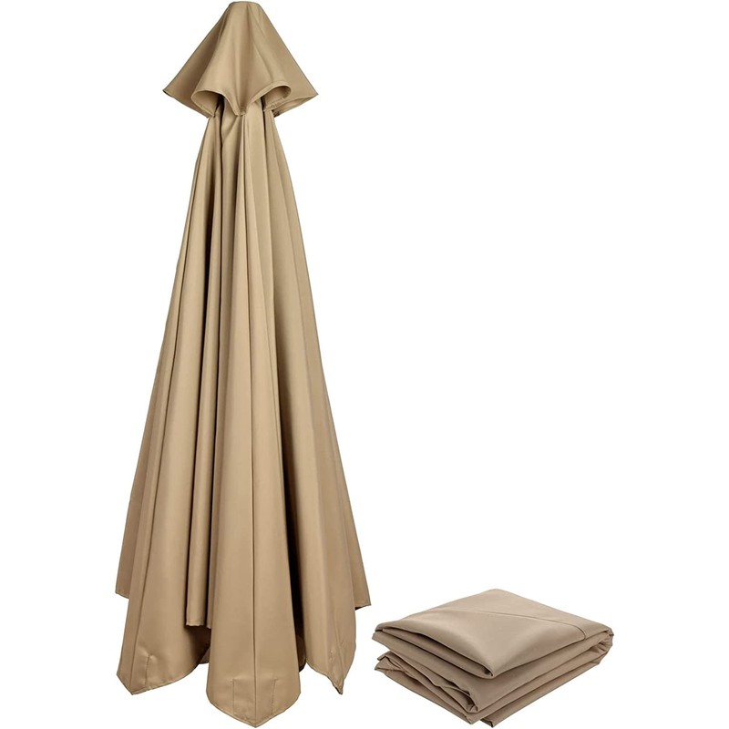 10 FT 6/8 Rib Umbrella Canopy Replacement Outdoor Market Patio
