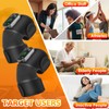 Cordless Heated Knee Massager, 2PC Heating Shoulder Support Brace Wrap