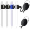 Likesing 4 Pcs Elastic Pen Cap Pen Holder 2 Pcs