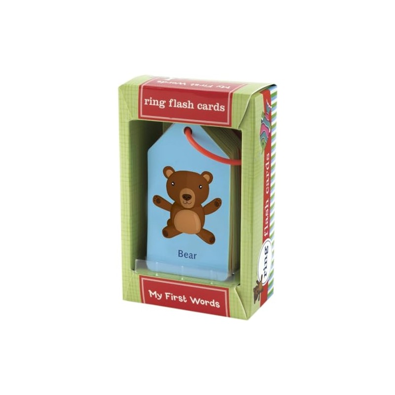 Mudpuppy My First Words — Ring Flashcards 26 Durable Double