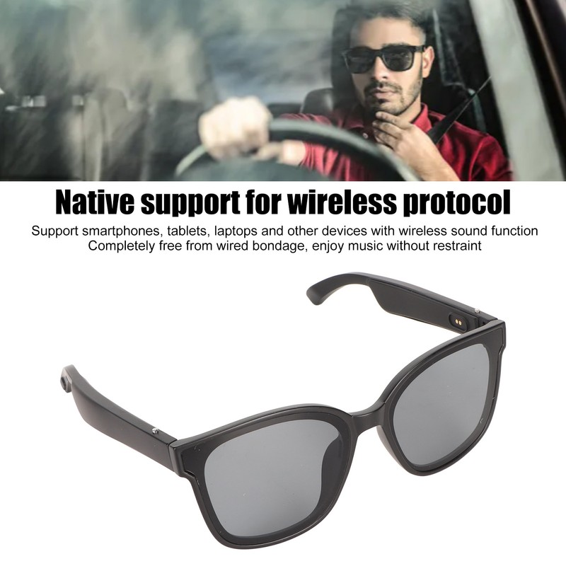 Smart Glasses Stylish Multifunction BT5.0 Built in Microphone and Speaker