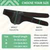 Black Elastic Belly Band Gun Holster: Right-Left Changeable, Hidden Wear