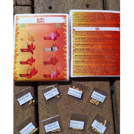 BmoreSpicy.com Combo Pack: 125+ Rare Seeds Reaper, Ghost, Moruga, Burkina, Peter Pepper, Fresno