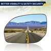 VISMIRROR Car Rearview Left Driver Side Mirror Glass Replacement W/Backing