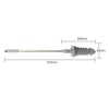 Flexible Toilet Brush Plastic Bathroom Clogging Cleaner Stainless Steel Long