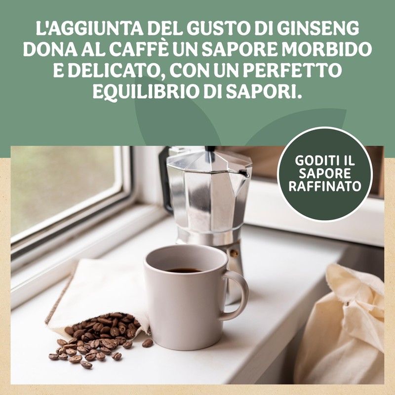 Probios Caffe con Ginseng Bio - Ricco Aroma di Caffe
