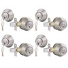 Gobrico Double Cylinder Deadbolts Keyed on Both Side with Same
