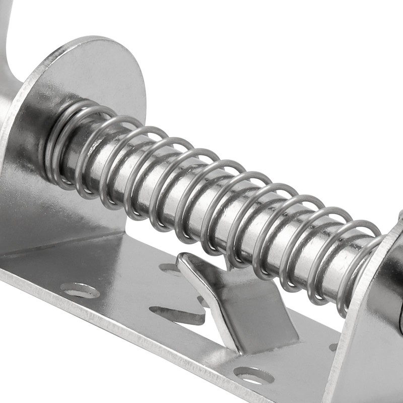 12 Pack Spring Loaded Latches Pin, 5 Inch Silver Spring