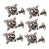 TEHAUX 10pcs DIY Punk Rivets Durable Studs for Clothing Bags