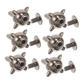 TEHAUX 10pcs DIY Punk Rivets Durable Studs for Clothing Bags Shoes Jackets Easy Installation Corrosion Resistant Spikes to Showcase Unique Style