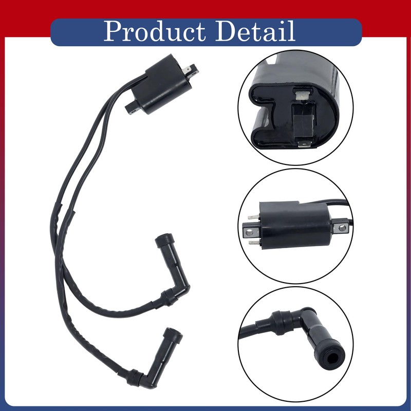 Thomletha Ignition Coil with Cap Replacement for Honda CB250 CB400