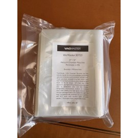 VacMaster 8" x 12" Vacuum Chamber / Sous Vide Pouches 3-mil (Qty 100) #30723