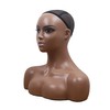KimRuima 4pcs Realistic Wig Mannequin Head Wig Head with Shoulders