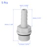 M METERXITY Pack of 5 Barbed Hose Connection - PVC