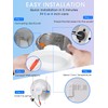 12 Pack 5/6 Inch 5CCT LED Recessed Lighting Retrofit, 2700K/3000K/4000K/5000K/6500K