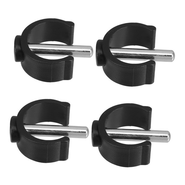 GRIRIW 4 Pcs Latch Clamp for Walking Sticks Adjustable Replacement