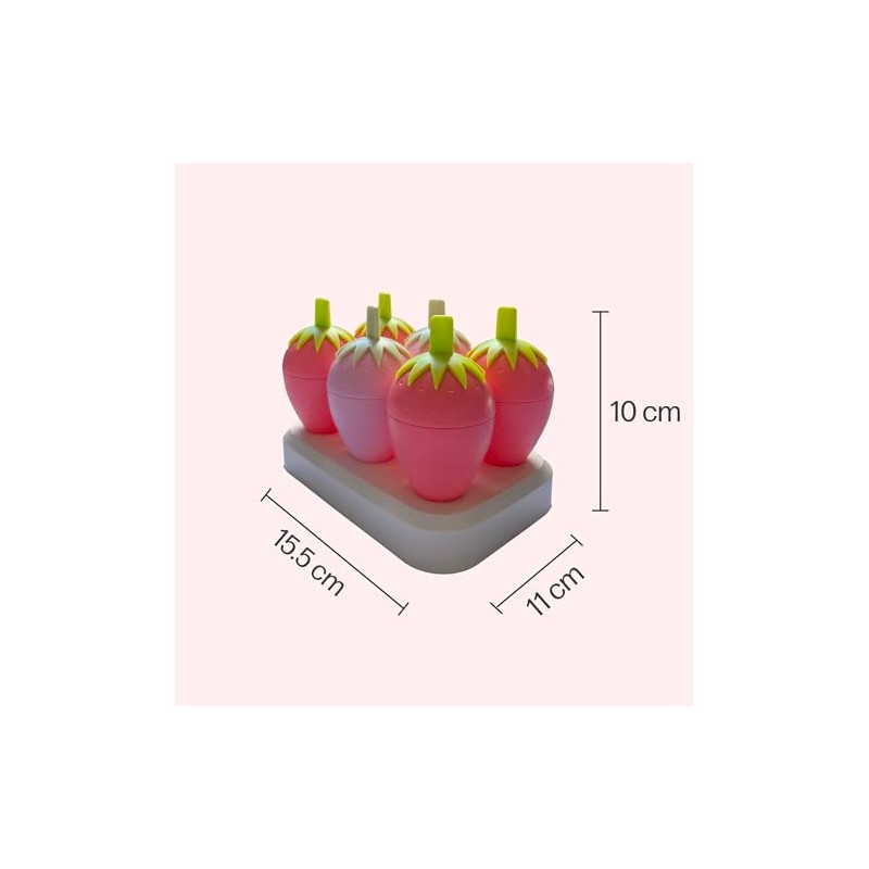 Noguez. Molde para Paletas de Hielo Reutilizable y de Fácil