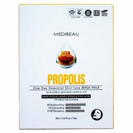 Mediview One-Day Essential Skincare Mask Pack 20ml - Propolis 10 Sheets 7ea