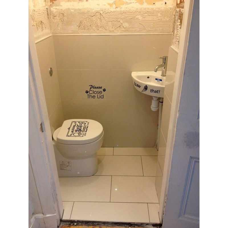 Toilet Stickers, Please Seat Yourself, Would Poop Here Again, Please
