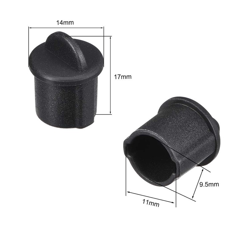 uxcell 5pcs BNC Silicone Protectors Cap Port Cover Anti Dust