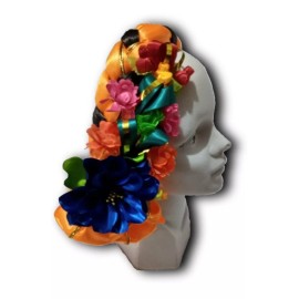 Xaba Escarú Trenza Y Guía De Flores Para El Traje De Tehuana