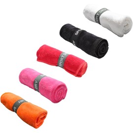 Genérico Romana Ezport Kit 5 Toallas Deportivas, Multicolor, Microfibra, 30x30cm Ultra Absorbentes, Suaves y de Secado Rápido, Ideal para Gym, Rostro y Viajes.