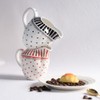 RockTrend Stripe Polka Dot Ceramic Coffee Serving Set Creamer and