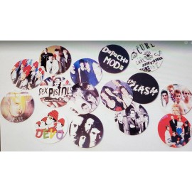 Unbranded Pre Cut One Inch Bottle Cap Images Rock Bands Mix Free Shipping - photo, 25 images