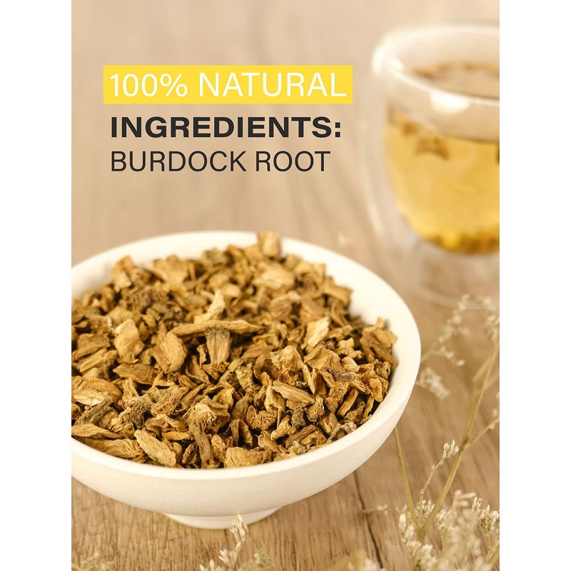 TeeLux Burdock Root Tea, Cut & Sifted, Pure Natural Dried