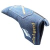 Denim Golf Putter Cover Pin Type For