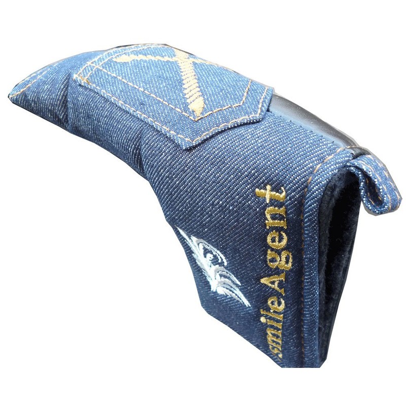 Denim Golf Putter Cover Pin Type For