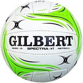 Gilbert Boys Spectra XT Match Net Ball - White/Green, Size 5