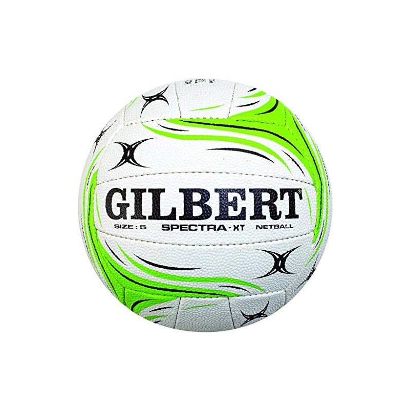 Gilbert Boys Spectra XT Match Net Ball - White/Green, Size
