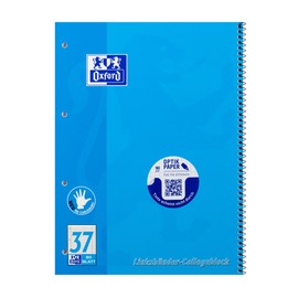 Oxford Left-Handed Notepad A4 Lined 80 Sheets