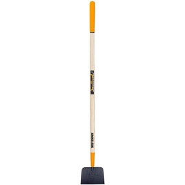 True Temper 2683200 7 in. Forged Sidewalk and Ice Scraper with 48 in. Hardwood Handle with Cushion Grip, 7-Inch, Black/Gray