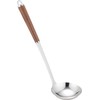 Suncraft WT-01 Ladle, Medium, Made in Japan, Stainless Steel, Woody