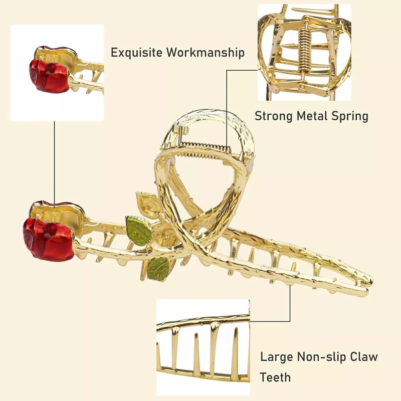 Generic . Ganchos De Cabello De Metal Con Diseño De