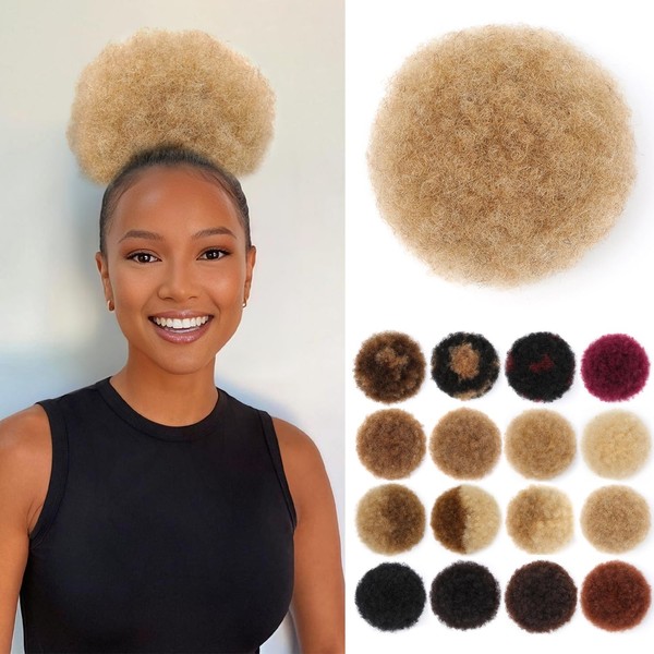 Fullart Ponytail Extension for Black Women #18 Ash Blonde 100%