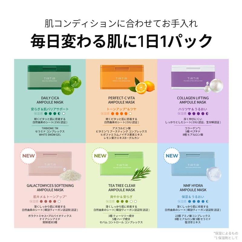 TIRTIR DAILY AMPOULE MASK TIRTIR Daily Ampoule Mask (PERFECT-C VITA